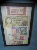 Group of vintage world currency