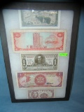 Group of vintage world currency