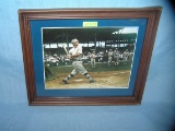 Early style framed baseball print