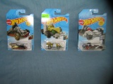 Group of all cast metal hot wheels vehicles