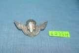 Military paratrooper's wing badge