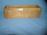 Antique Breakstone cream cheese dove tail box