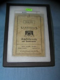 Antique Schwede's candy shop menu