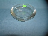 High quality heavy crystal ash tray