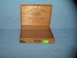 Early wood cigar box