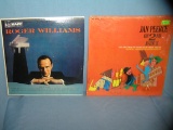 Pair of vintage record albums