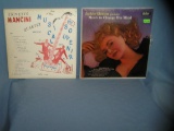 Pair of vintage record albums