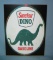 Sinclair Dino Gasoline retro style advertising sign