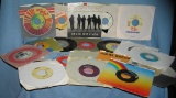 Collection of vintage 45 RPM records