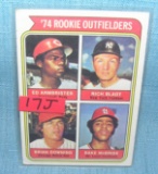 Vintage 1974 rookie outfielders baseball card