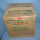 moving and storage Co. box lot marked convience store