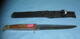 Quality throwing dagger with sheath