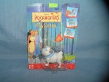 Vintage Disney Pocohontas toy mint on card