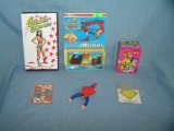 Group of superhero toys
