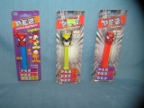 Group of 3 vintage Marvel superhero PEZ candy containers