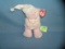 Vintage Baby Girl Beanie Baby bear toy