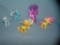 Group of vintage My Little Pony toys