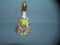 Floral decorated porcelain bell by Lefton China