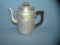 Antique coffee pot with wood handle