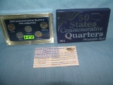 Cased & boxed Philadelphia Mint US state quarter collection