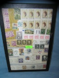Group of vintage US postage stamps
