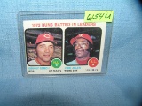 Johnny Bench and Dick Allen 1973 Topps baseball card