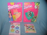 Group of vintage Barbies, toys and accessories