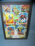 Collection of superhero collector cards