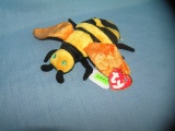 Vintage Buzzy the bumble bee Beanie Baby toy