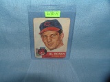Early AL Rosen baseball card