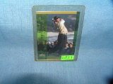 Vintage Tiger Woods golf card
