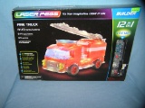 Laser pegs illuminated fire truck kit