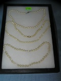 Collection of costume jewelry pearl necklaces