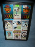 Group of baseball card packs and NY Yankee's cards