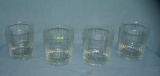 Set of 4 vintage drink glasses