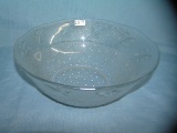 Vintage glass serving bowl
