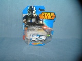 Star Wars 501st Clone Trooper Hot Wheels vehicle