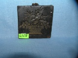 Antique wax floral boquet mold