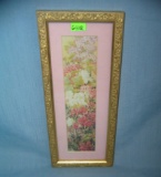 Floral frame print