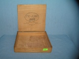 Early wood cigar box