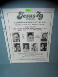 Jesus '79 flyer featuring Jim Bakker