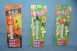 Group of 3 vintage Halloween themed PEZ containers