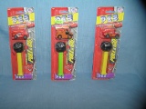 Group of vintage CARS (the movie) PEZ