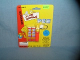 Vintage Simpson PEZ candy container and Key chain