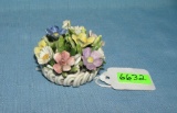 Porcelain Capo di Monte flower pot