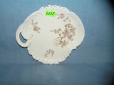 Floral decorated German serving dish circa 1940's