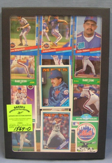 Group of NY Mets all star Baseball cards