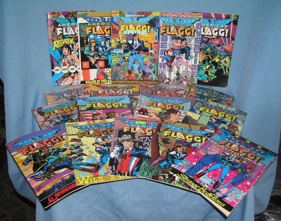 Collection of American Flagg comic books