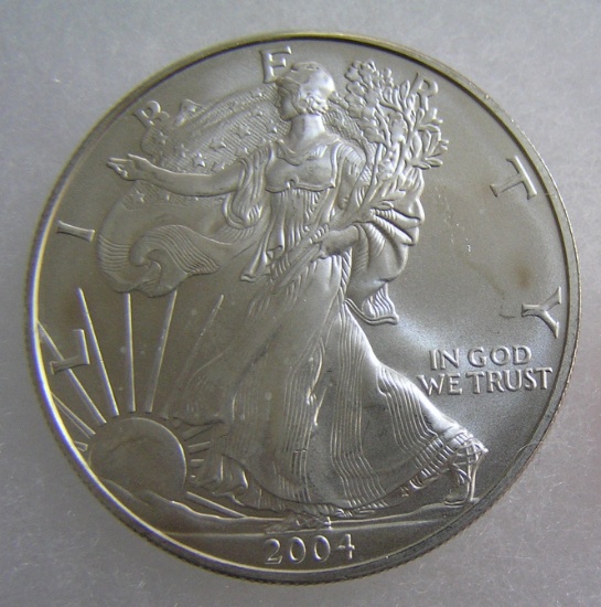 Walking Liberty silver eagle 1 oz of fine pure silver