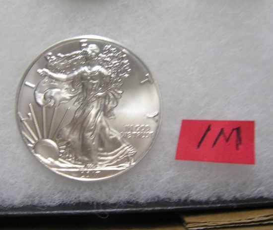 Walking Liberty silver eagle 1 oz of fine pure silver